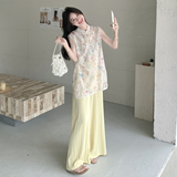夏季新中式风套装两件套#2559-P160-K238，女装套装/套裙，2C111