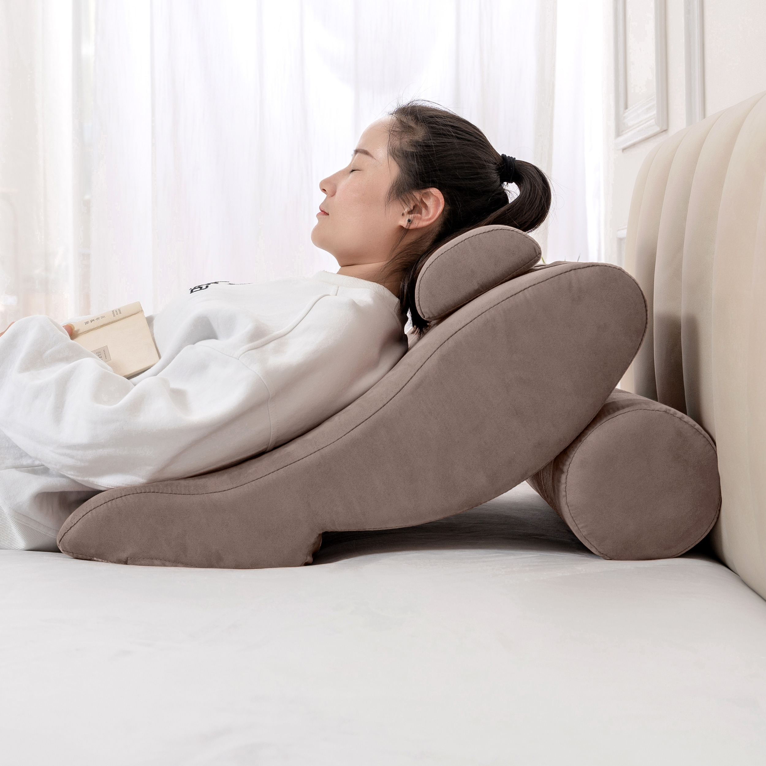 床头靠垫孕妇老人半躺可调节靠枕