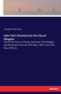 【预售 按需印刷】John Tait s Directory for the City of Glasgow