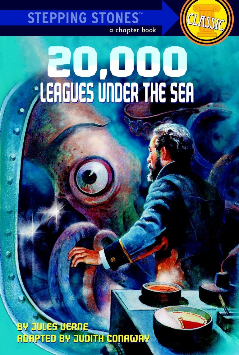 [预售] 20,000 Leagues Under the Sea海底两万里兰登经典文学初级章节书 Stepping Stone Book Classic英文原版中图原版