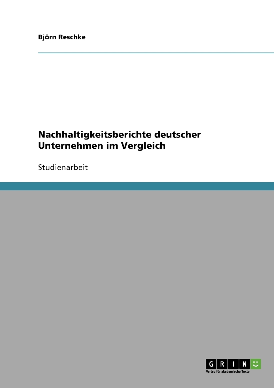 预售 按需印刷Nachhaltigkeitsberichte deutscher Unternehmen im Vergleich德语ger 书籍/杂志/报纸 原版其它 原图主图