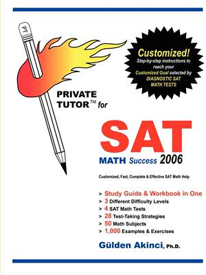 【预售 按需印刷】Private Tutor for SAT Math Success 2006