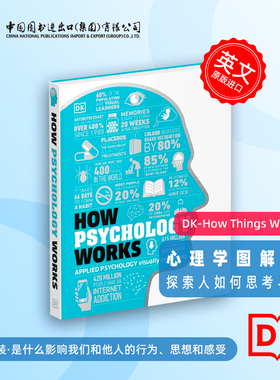 英文原版 DK-HowThingsWork系列 DK图解心理学百科 How Psychology Works: Applied Psychology Visually Explained