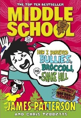 中学：我如何在恶霸，西兰花和蛇山中生存：（中学4） 英文原版 Middle School 4 Survived 中图