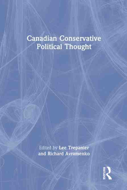 预售按需印刷 Canadian Conservative Political Thought