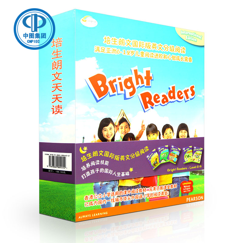 原版英文书培生朗文Bright Readers套装6A 全5册少儿英文分