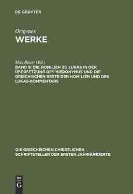 预售 按需印刷 Die Homilien zu Lukas in der übersetzung des Hieronymus und die griechischen Reste der Homilien und des L