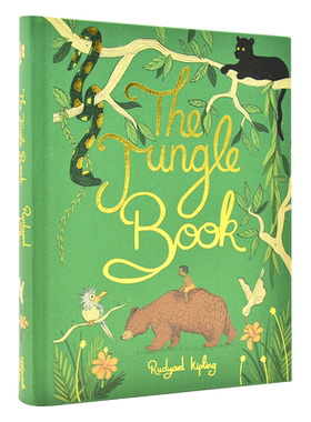 丛林之书 英文原版小说 英文版 Jungle Book 德亚德·吉卜林 世界经典文学名著 诺贝尔奖作品 wordsworth精装收藏版 中图