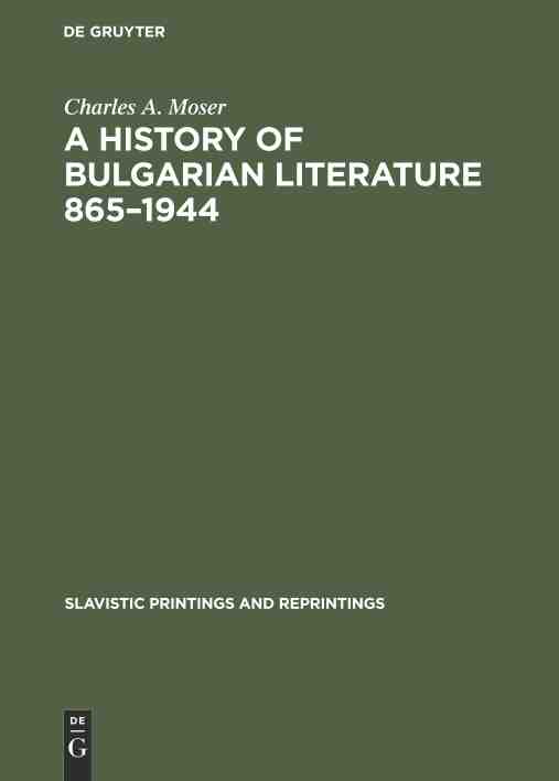 预售 按需印刷 A History of Bulgarian Literature 865–1944 书籍/杂志/报纸 文学小说类原版书 原图主图