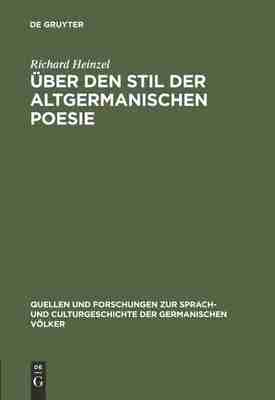 预售 按需印刷 über den Stil der altgermanischen Poesie