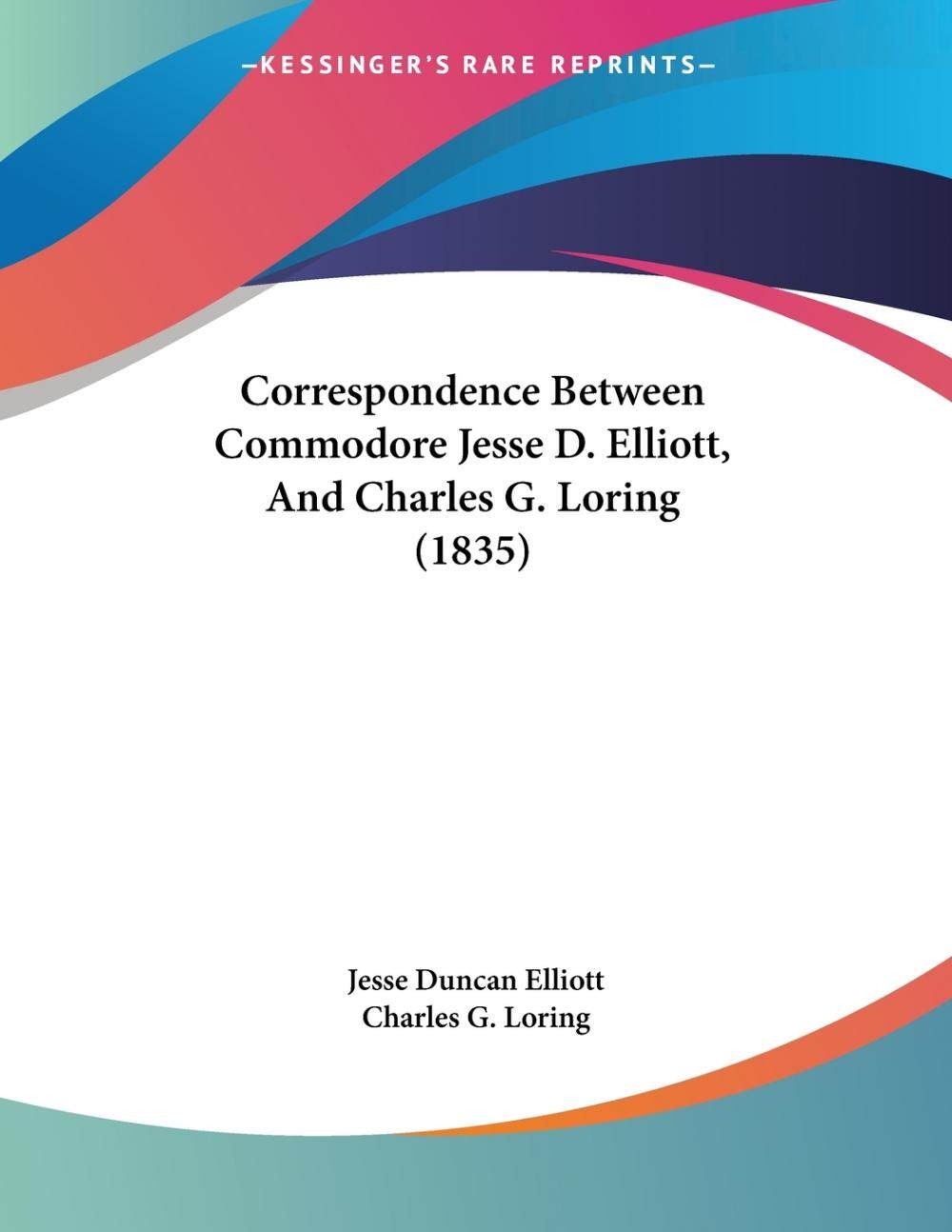 预售 按需印刷correspondence between commodore jesse d.