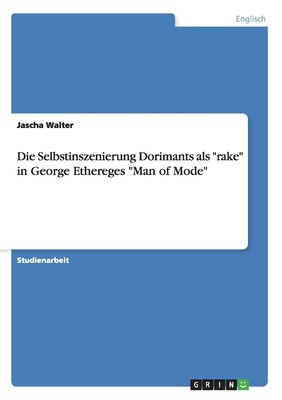 预售 按需印刷Die Selbstinszenierung Dorimants als 