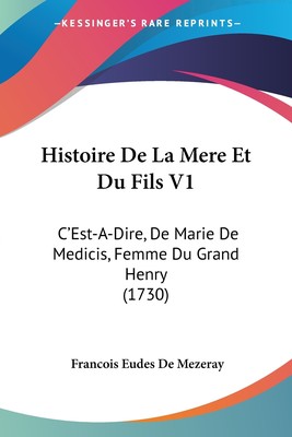 【预售 按需印刷】Histoire De La Mere Et Du Fils V1