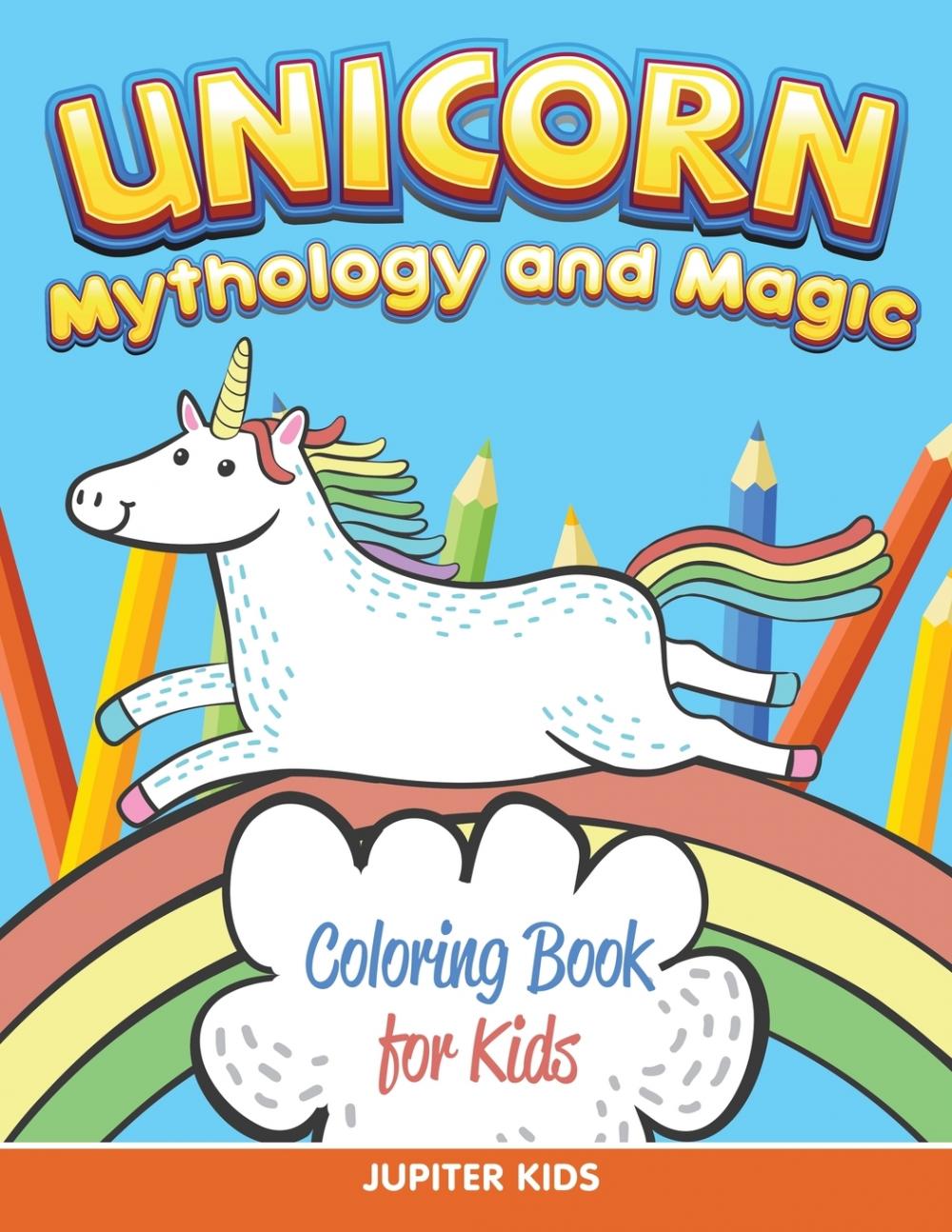 预售按需印刷Unicorn Coloring Book for Kids(Mythology& Magic)