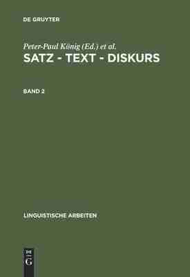 预售 按需印刷 Satz – Text – Diskurs. Band 2