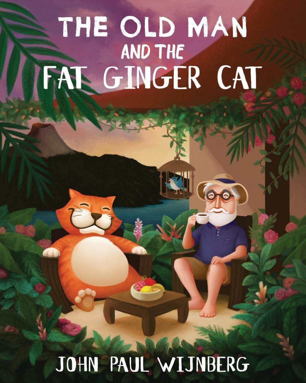 预售 按需印刷 the old man and the fat ginger cat