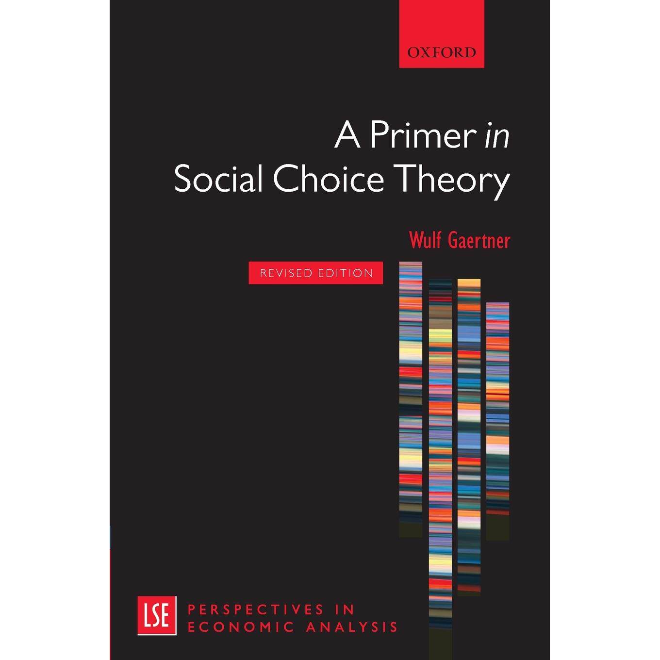【预售 按需印刷】A PRIMER IN SOCIAL CHOICE THEORY REVISED EDITION