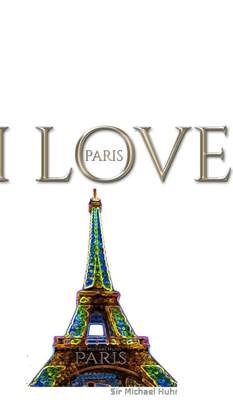 【预售按需印刷】I Love Paris  eiffel tower creative blank journalsir Michael Huhn  designer edition