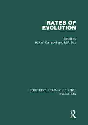 预售 按需印刷 Rates of Evolution