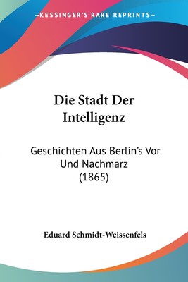 预售 按需印刷 Die Stadt Der Intelligenz德语ger