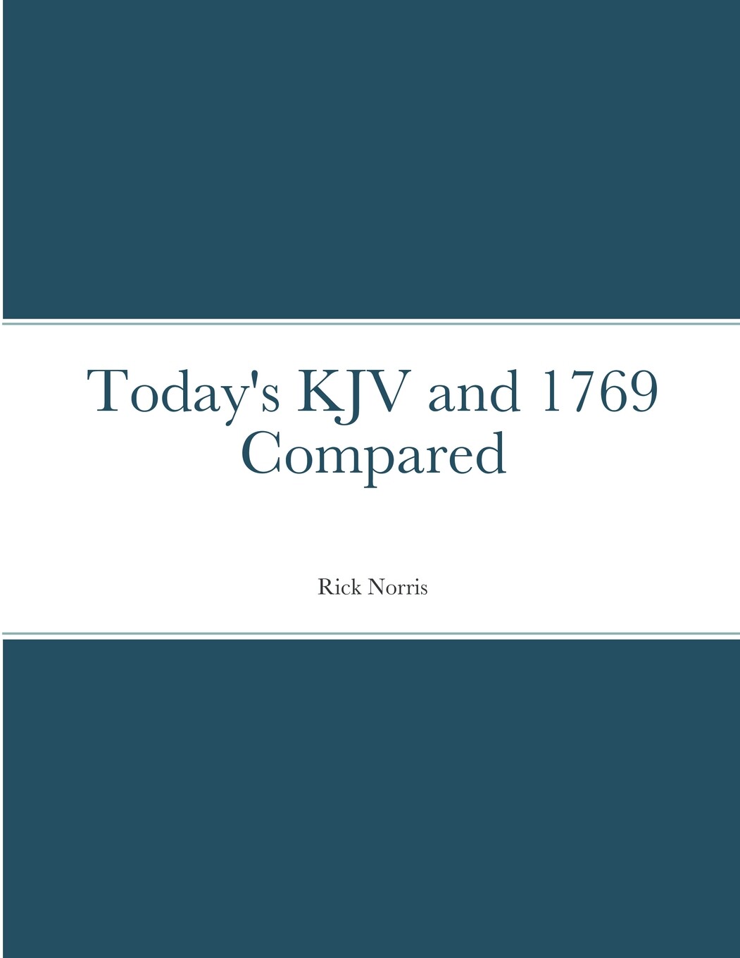 预售 Today's KJV and 1769 Compared  预售 [9781667103587]