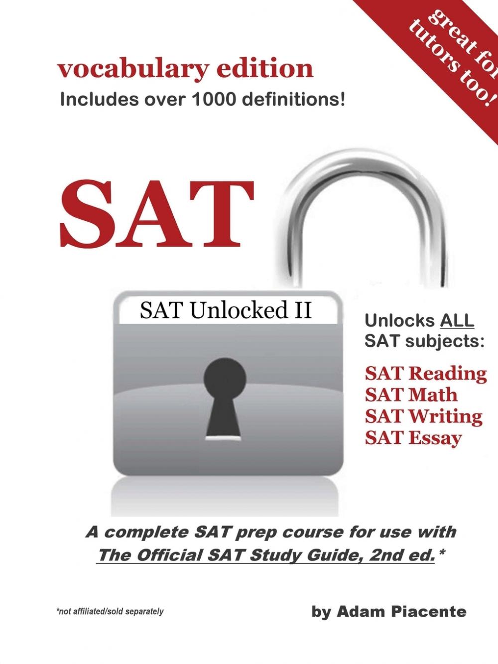 【预售按需印刷】SAT Unlocked II(Vocabulary Edition)