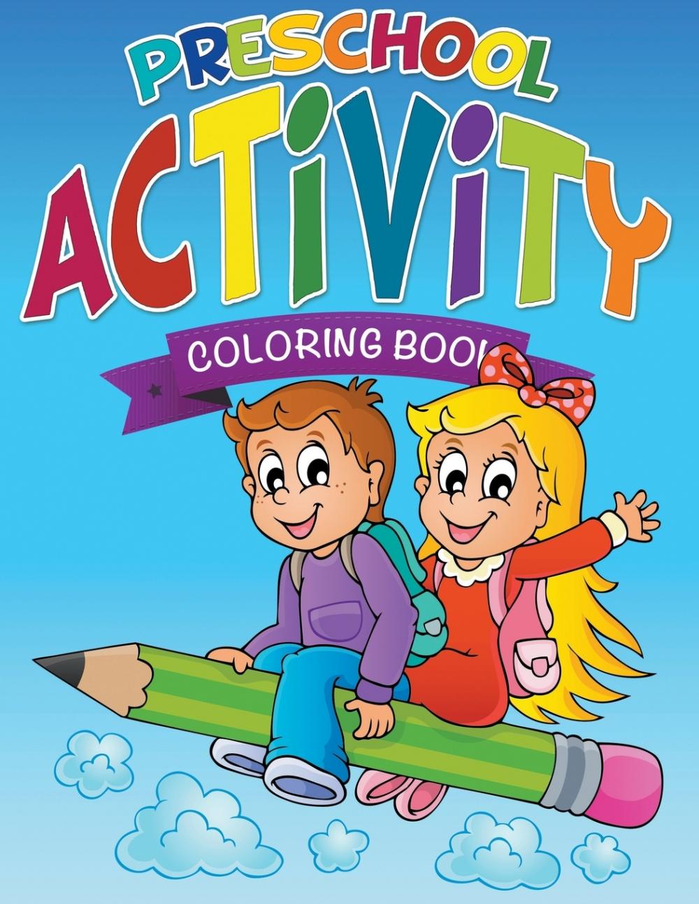 预售 按需印刷 Preschool Activity Coloring Book 书籍/杂志/报纸 儿童读物原版书 原图主图