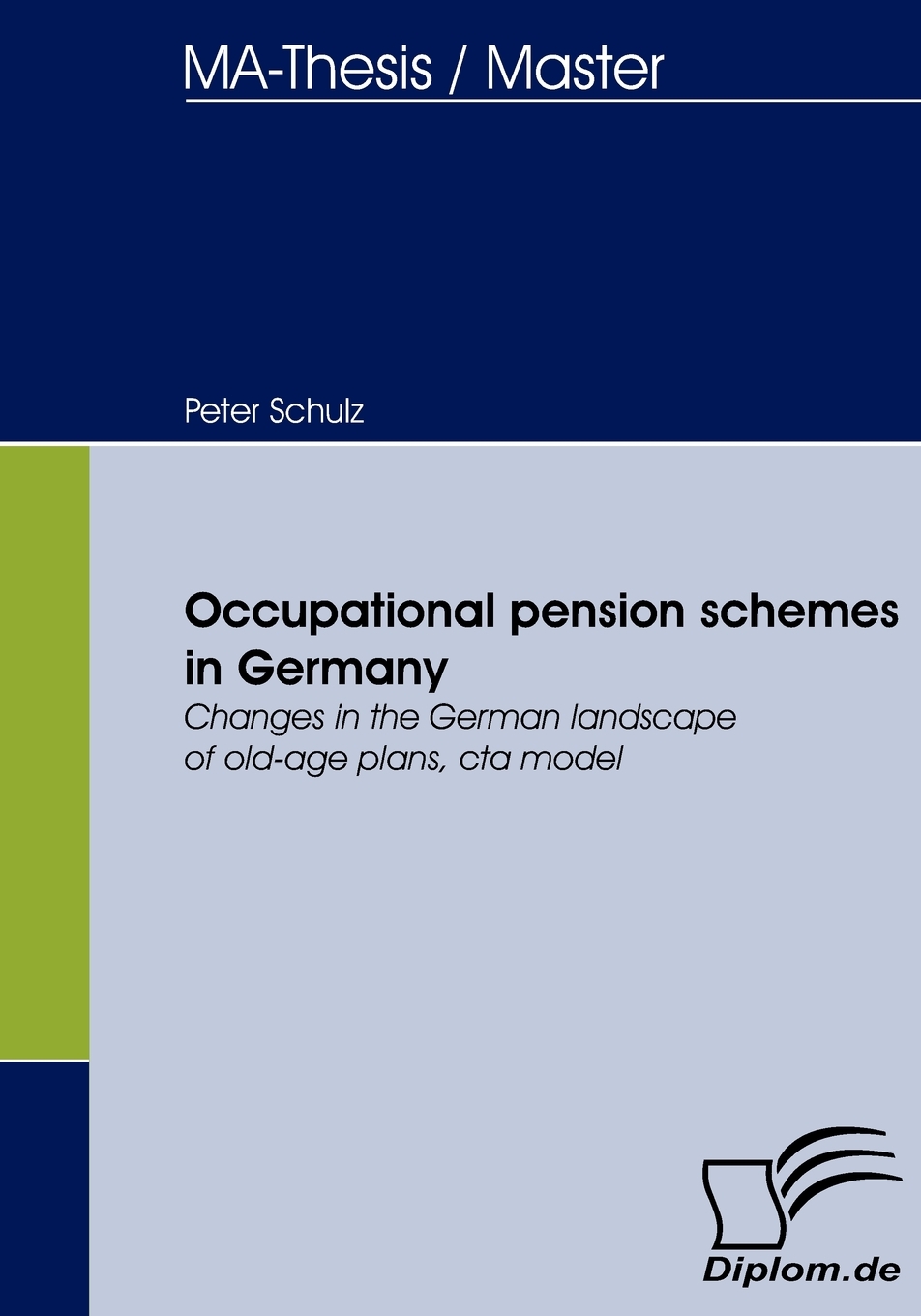 预售 按需印刷 Occupational pension schemes in Germany 书籍/杂志/报纸 原版其它 原图主图