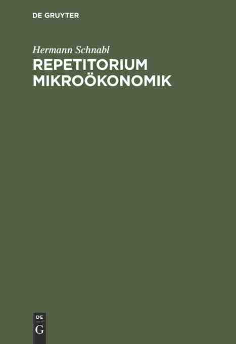 预售按需印刷 Repetitorium Mikro?konomik