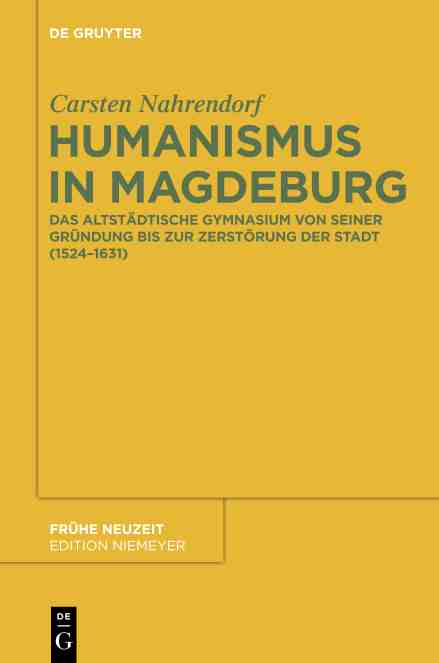 预售按需印刷 Humanismus in Magdeburg-封面