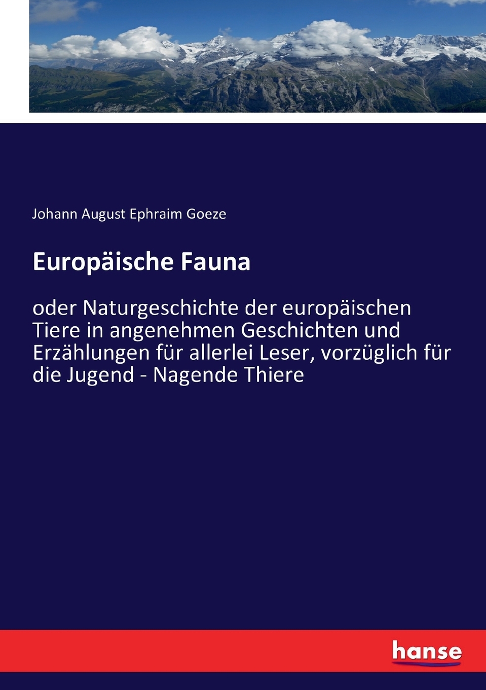 预售按需印刷Europ?ische Fauna德语ger