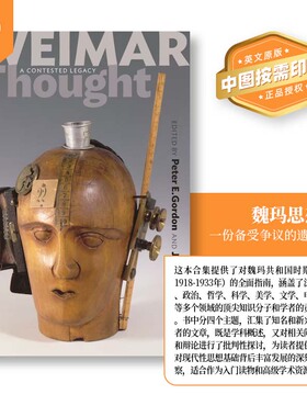 普林斯顿预售 Weimar Thought魏玛思想：有争议的历史 [9780691135113]