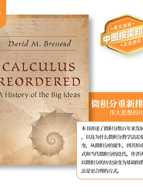 普林斯顿预售 微积分的重新排序：伟大思想的历史 Calculus Reordered 英文原版   [9780691218786]