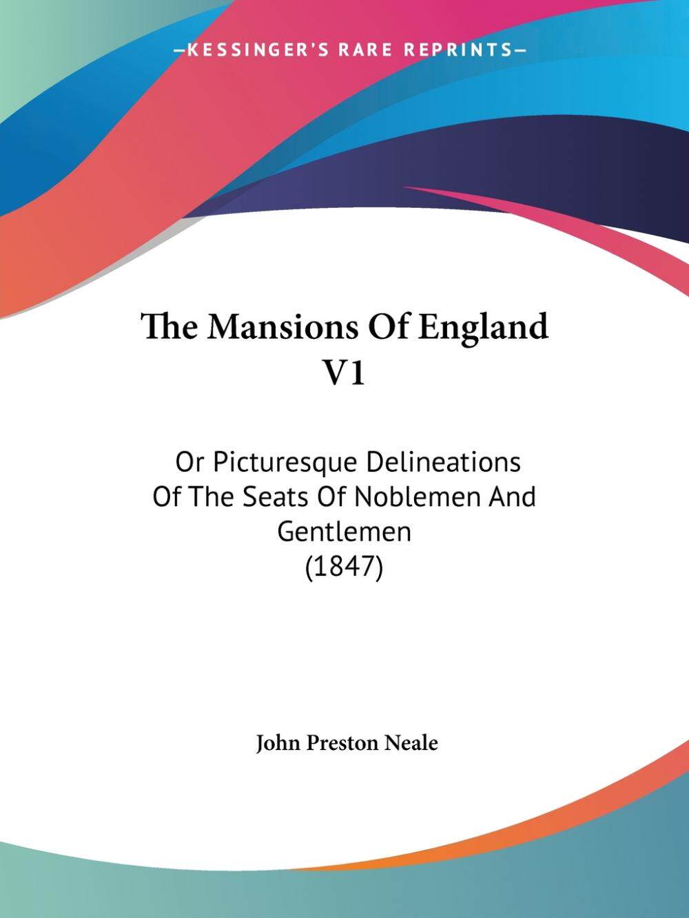 预售 按需印刷 the mansions of england v1