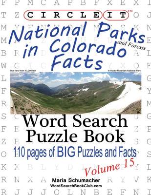 【预售 按需印刷】Circle It  National Parks and Forests in Colorado Facts  Word Search  Puzzle Book