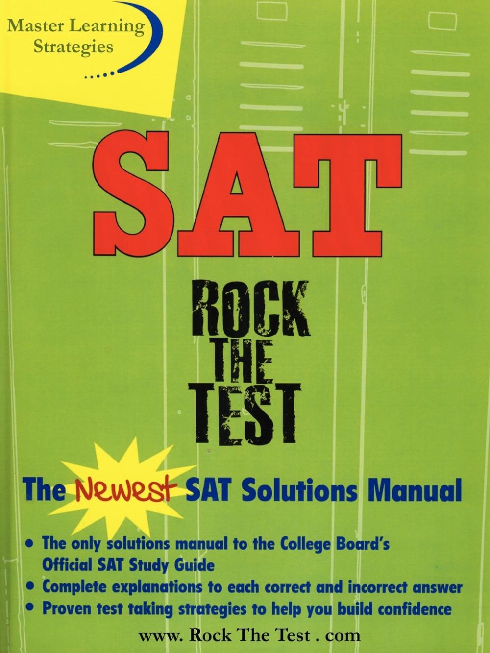 【预售 按需印刷】The New SAT Solutions Manual to the College Board s Official Study Guide 书籍/杂志/报纸 原版其它 原图主图