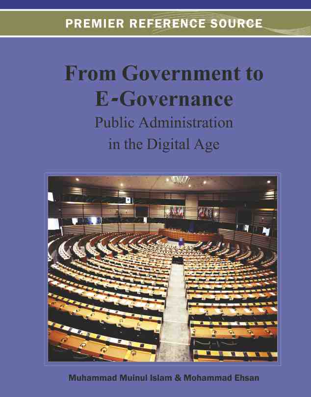 预售按需印刷 From Government to E Governance