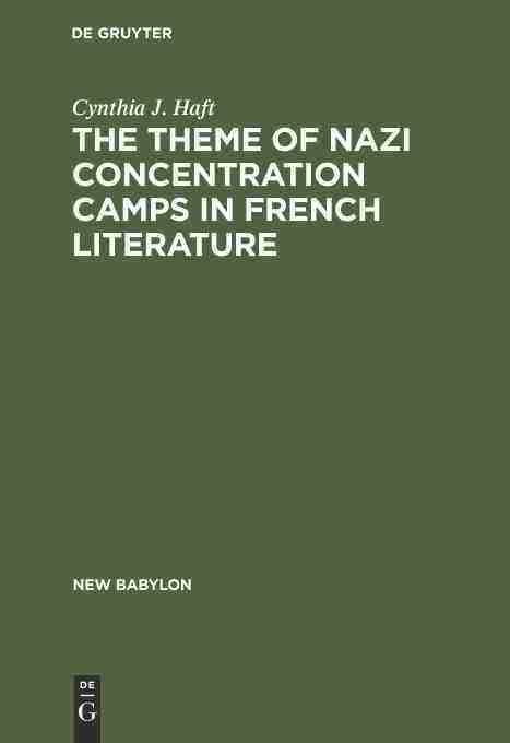 预售 按需印刷 the theme of nazi concentration camps in french