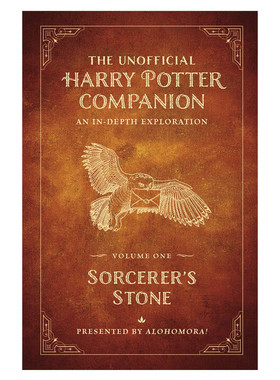 哈利波特延展系列1：魔法石 英文原版 The Unofficial Harry Potter Companion Volume Sorcerer's Stone 播客主持人 奇幻文学精装