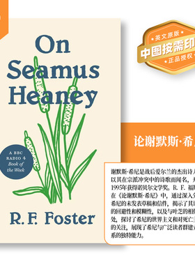 普林斯顿预售 On Seamus Heaney 关于希默斯 希尼 [9780691234045]