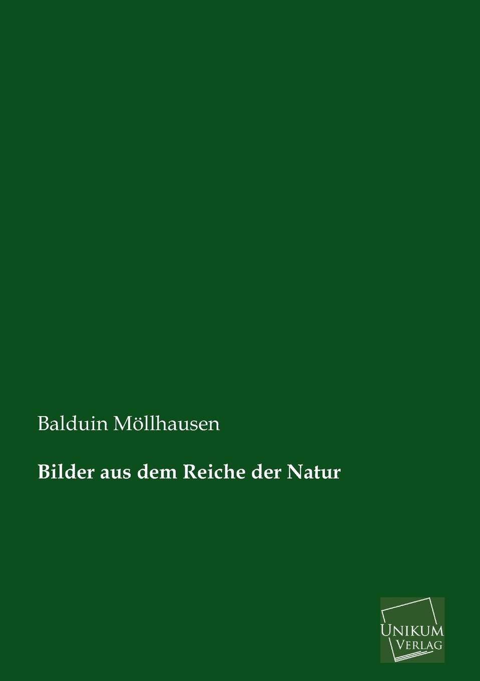 预售 按需印刷 bilder aus dem reiche der natur德语ger