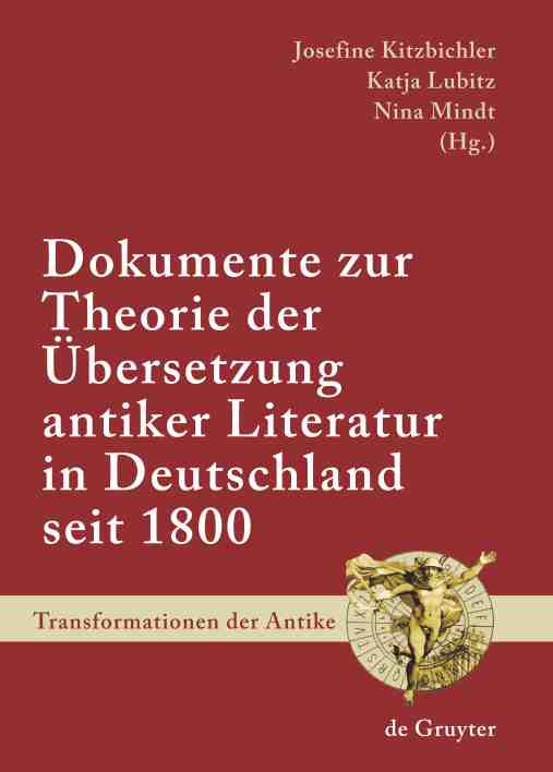 预售按需印刷 Dokumente zur Theorie derübersetzung antiker Literatur in Deutschland seit 1800