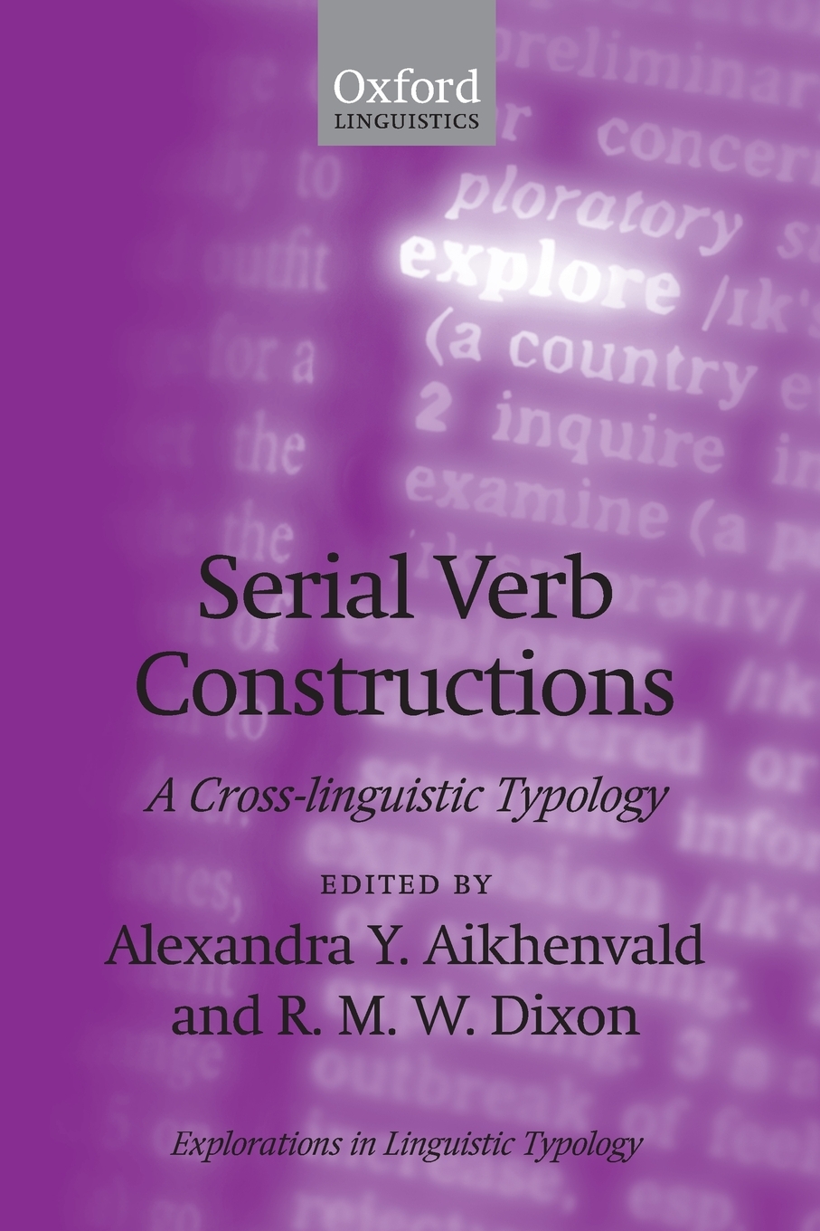 【预售按需印刷】Serial Verb Constructions