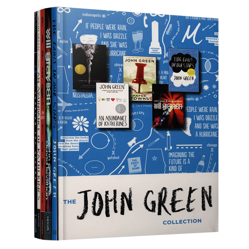 John Green Collection约翰·格林作品集(5本获奖小说:无比美妙的痛苦等)原