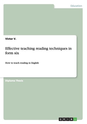 【预售 按需印刷】Effective teaching reading techniques in form six