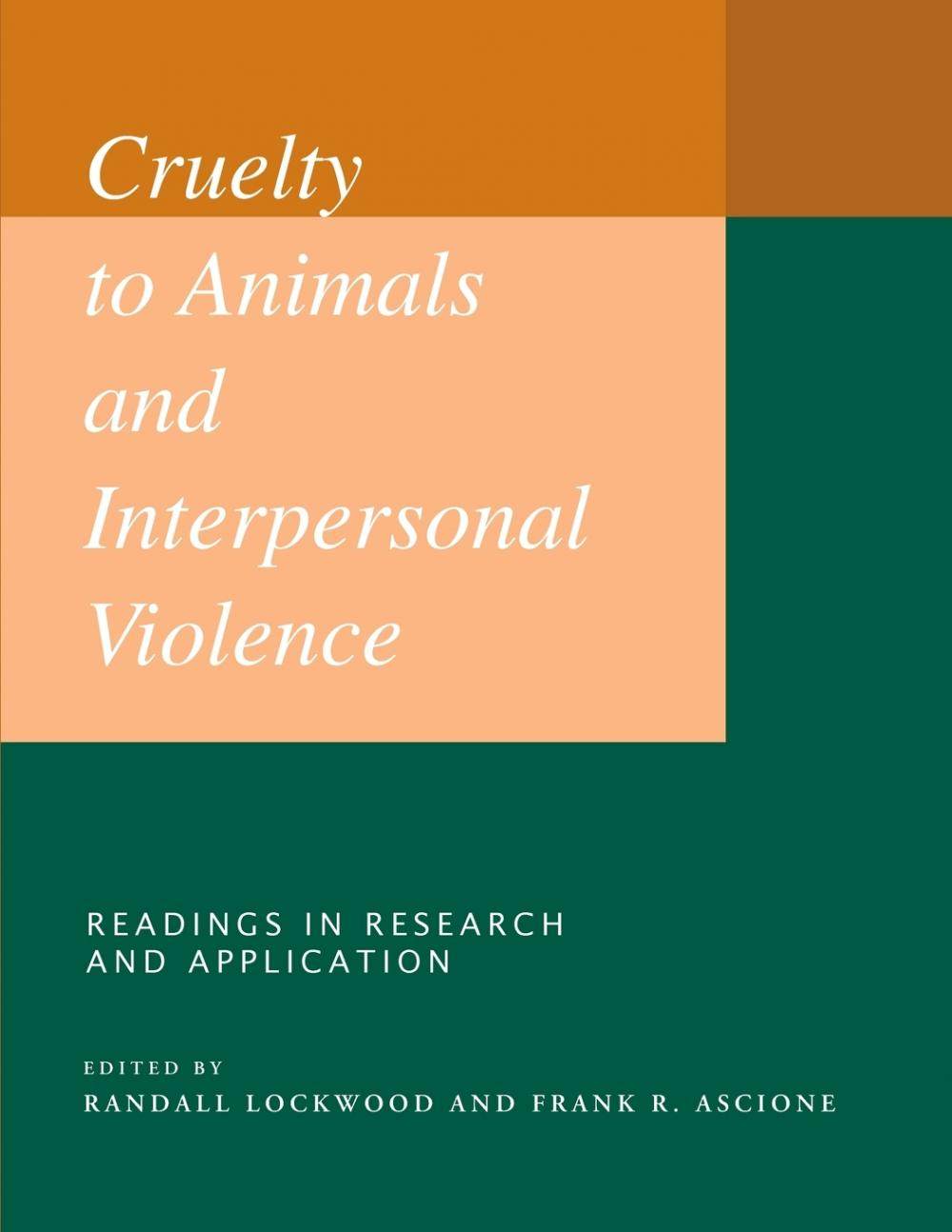 【预售 按需印刷】cruelty to animals and interpersonal violence