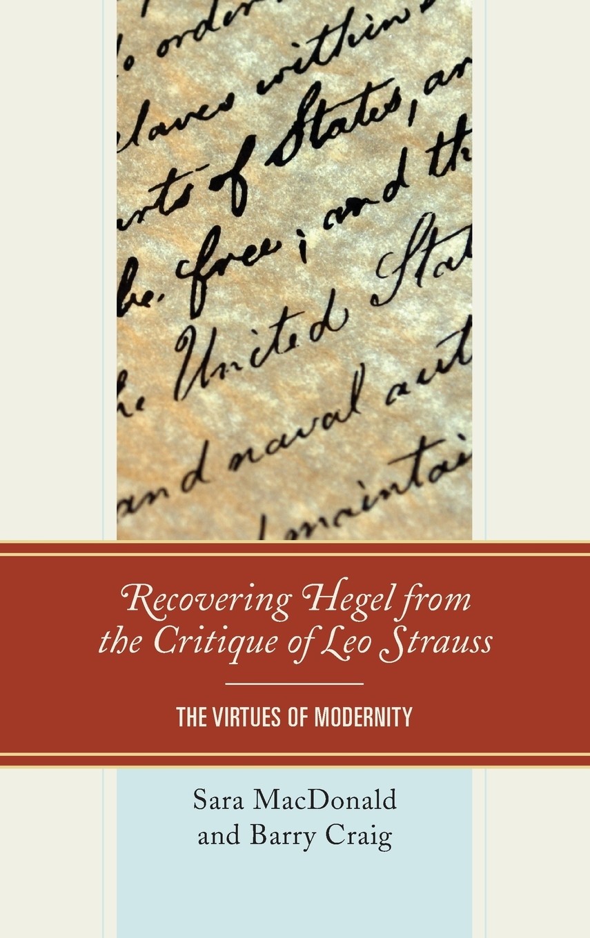 按需印刷】recovering hegel from the critique of leo strauss
