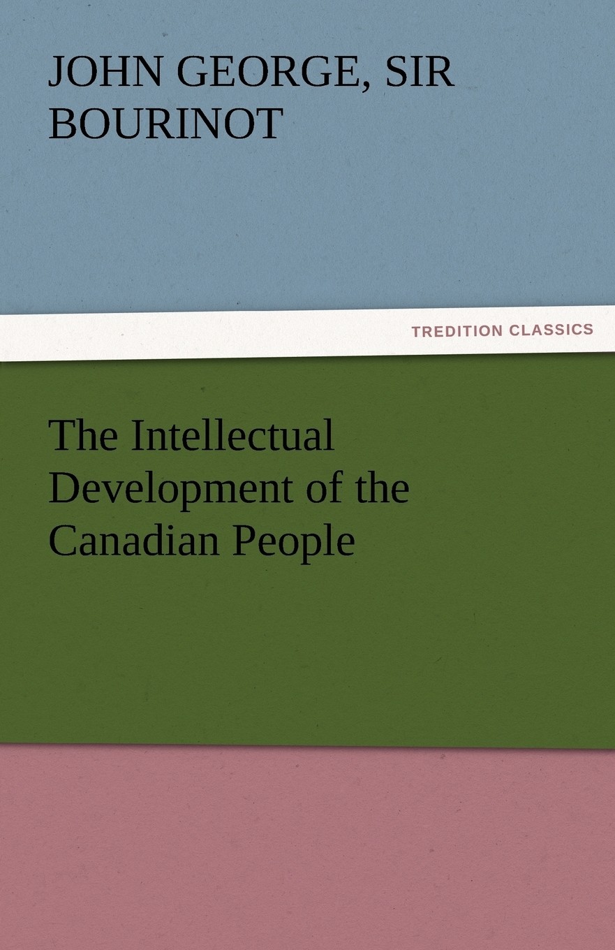 【预售 按需印刷】the intellectual development of the canadian