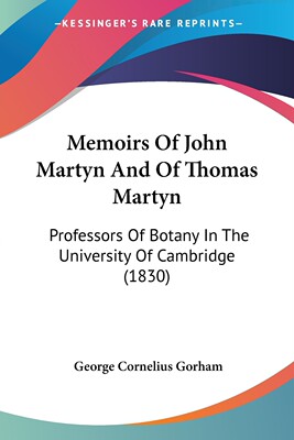 【预售 按需印刷】Memoirs Of John Martyn And Of Thomas Martyn