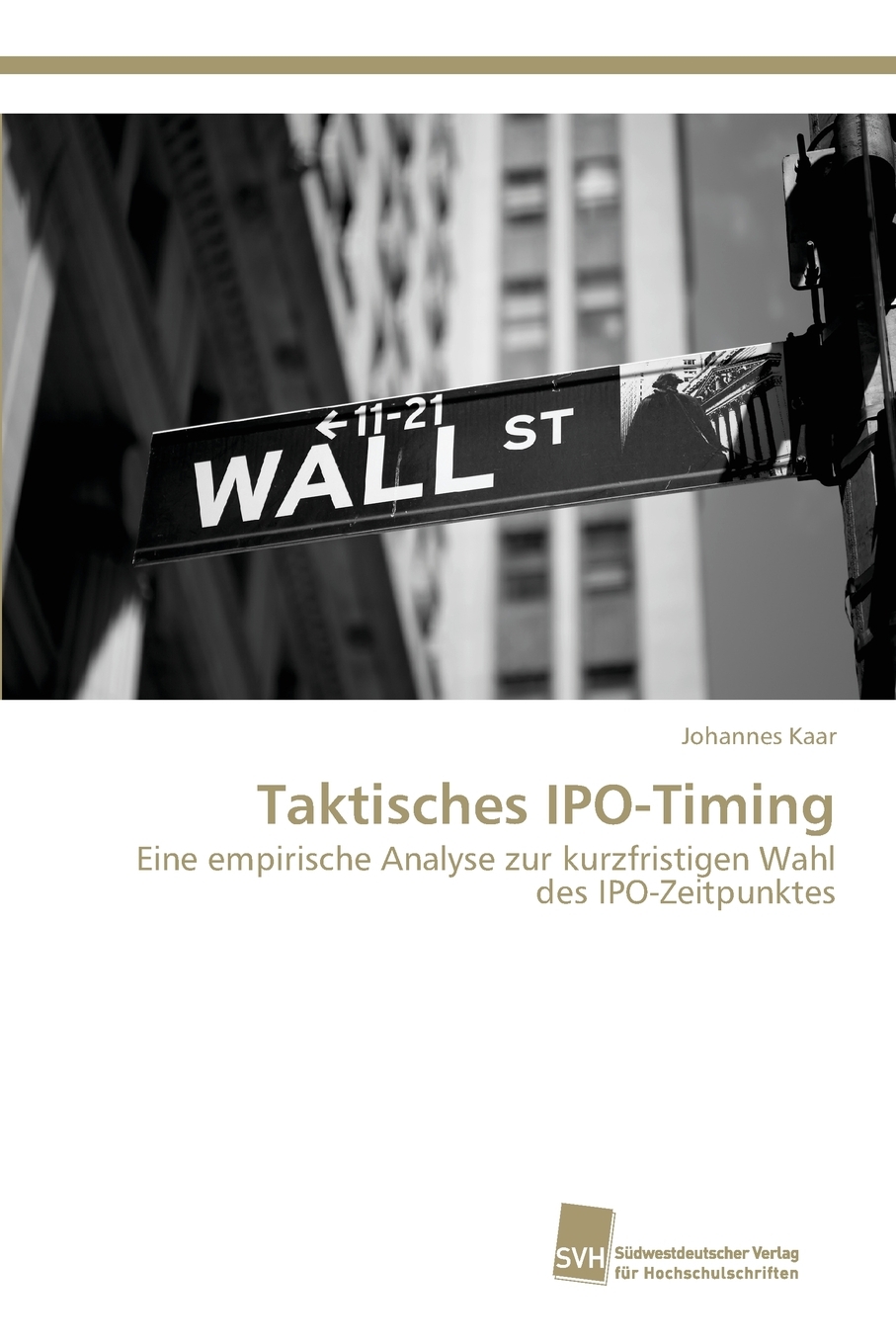 预售按需印刷 Taktisches IPO-Timing德语ger